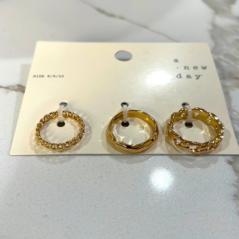 A New Day ring set